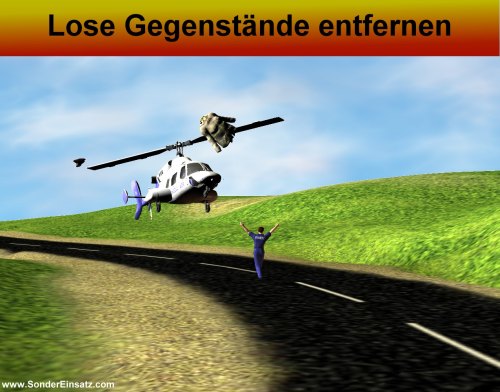 Hubschrauberlandung