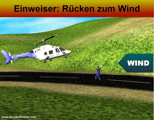 Hubschrauberlandung