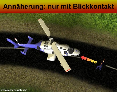 Hubschrauberlandung