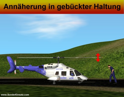 Hubschrauberlandung