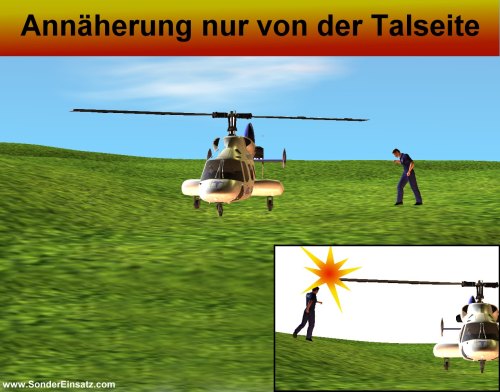Hubschrauberlandung